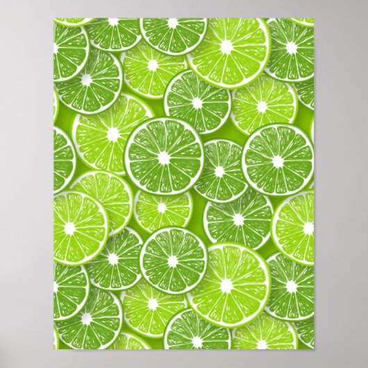 Poster Lime pop (Devant)