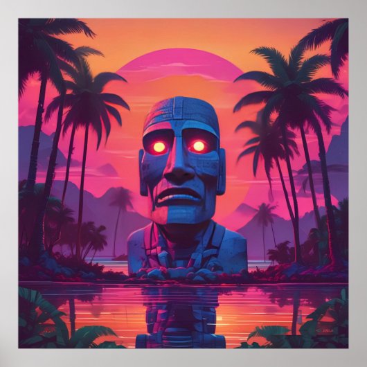 Poster Liminal Polynesian Haunt (Devant)