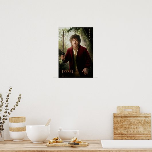 Poster Limited Edition Artwork: BILBO BAGGINS™ (Cuisine)