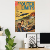 Poster Limites extérieures les années 50 BD Vintage (Bureau à domicile)