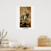Poster L'Immaculée Conception De Giovanni Tiepolo (Cuisine)