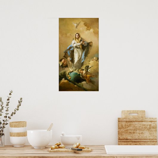 Poster L'Immaculée Conception par Giovanni B. Tiepolo (Cuisine)