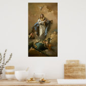 Poster L'Immaculée Conception par Giovanni B. Tiepolo (Cuisine)
