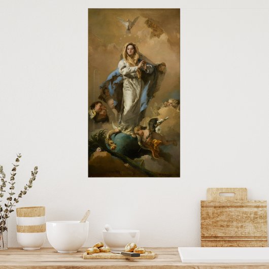 Poster L'Immaculée Conception par Giovanni B. Tiepolo (Cuisine)