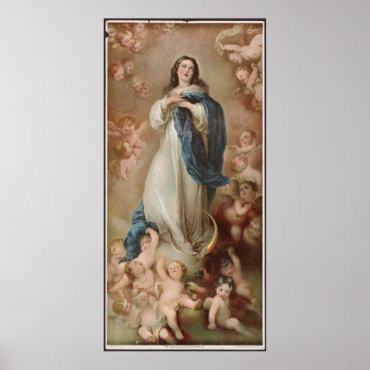 Poster L'Immaculée conception par la lithographie américa (Devant)