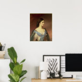 Poster L'impératrice Elizabeth de Bavière en tant que jeu (Bureau à domicile)