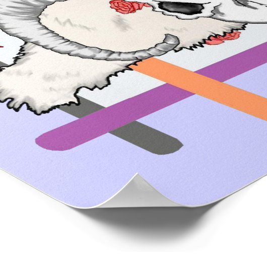 Poster L'impératrice et l'empereur du Tarot (Coin)