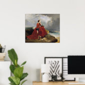 Poster L'impératrice Eugénie à Biarritz, 1858 (Bureau à domicile)