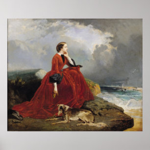 Poster L'impératrice Eugénie à Biarritz, 1858