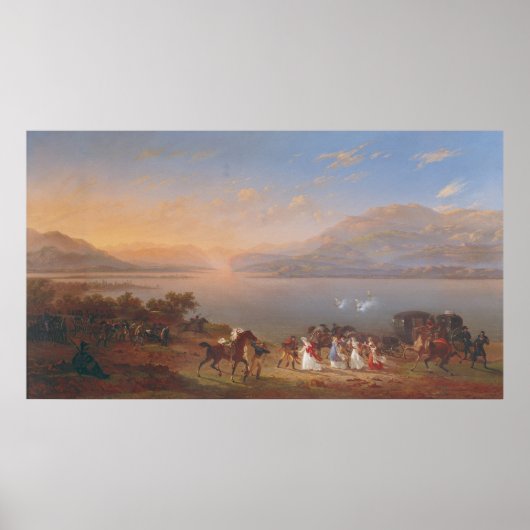 Poster L'impératrice Joséphine arrive à Napoléon (Devant)