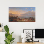 Poster L'impératrice Joséphine arrive à Napoléon (Bureau à domicile)