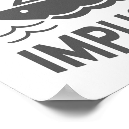 Poster L'implication est toujours ensoleillée en philadel (Coin)