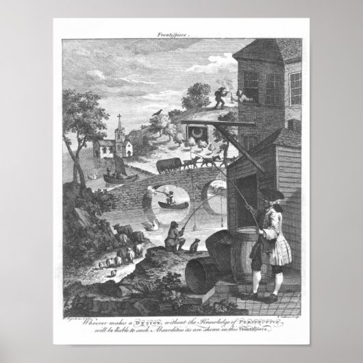 Poster L'importance de connaître la perspective (Devant)