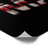 Poster L'importance de la vie noire | Drapeau américain (Coin)