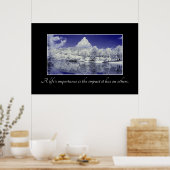 Poster L'importance d'une vie est son impact (Cuisine)