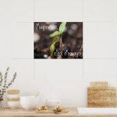 Poster L'important est d'essayer l'affiche motivationnell (Cuisine)