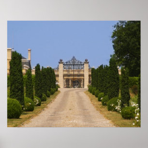 Poster L'imposante entrée du Château du Haut Sarpe, le