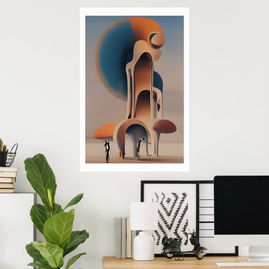 Poster L'Impossible Bâtiment (Bureau à domicile)