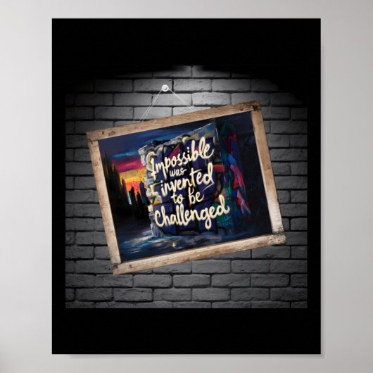 Poster L'Impossible N'Est Qu'Une Opinion ! (Devant)
