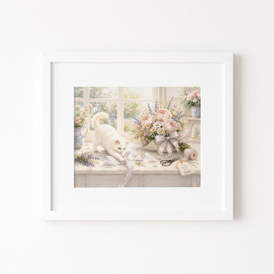 Poster L'impression d'art aquarelle Le Voleur de Ruban