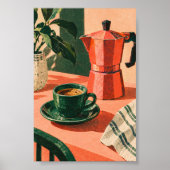 Poster L'Impression d'Art Espresso Vert (Devant)