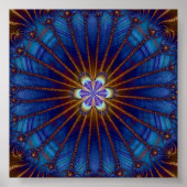 Poster L'impression de fleurs (Devant)