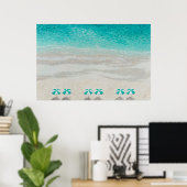 Poster L'impression de l'affiche de vacances - par Just D (Bureau à domicile)