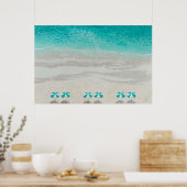 Poster L'impression de l'affiche de vacances - par Just D (Cuisine)