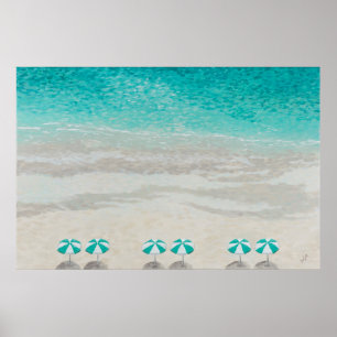Poster L'impression de l'affiche de vacances - par Just D