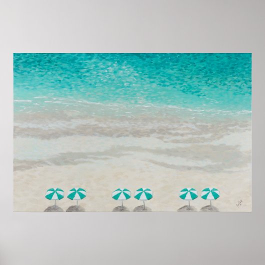 Poster L'impression de l'affiche de vacances - par Just D (Devant)