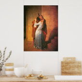 Poster L'impression Kiss de Francesco Hayez (Cuisine)