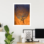 Poster L'impression - L'Empreinte (Bureau à domicile)