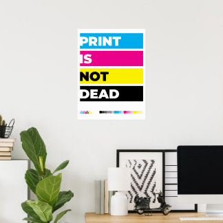 Poster "L'impression n'est pas morte"