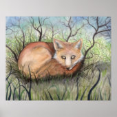 Poster L'impression Red Fox (Devant)