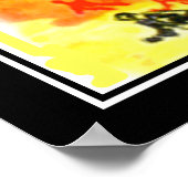 Poster L'impression rétro Vintage des 2 mondes (Coin)