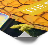 Poster L'imprimé voyage Big Pineapple Queensland (Coin)