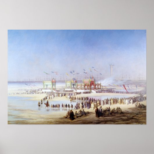 Poster L'inauguration du canal de Suez (Devant)