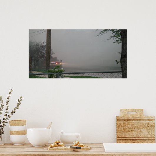 Poster L'incendie (Cuisine)