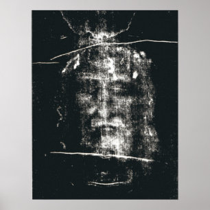 Poster Linceul de Turin, négatif