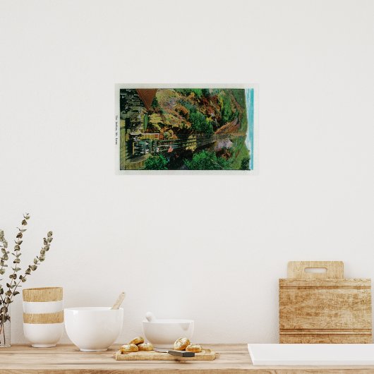 Poster L'inclinaison au mont LoweMt. Lowe, CA (Cuisine)