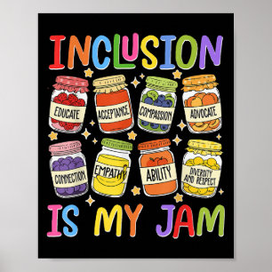 Poster L'inclusion est ma jambe Enseignant Sped Enseignan