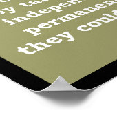 Poster Lincoln : Aidez-Vous ! (Coin)