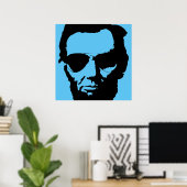 Poster Lincoln avec lunettes de soleil Aviator (Noir) (Bureau à domicile)