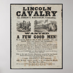 Poster Lincoln Cavalry