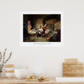 Poster Lincoln Écrivant La Proclamation D'Émancipation (Cuisine)