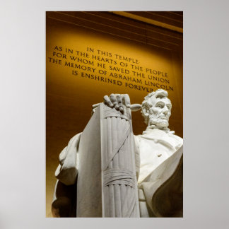 Poster Lincoln Memorial par Diacritical