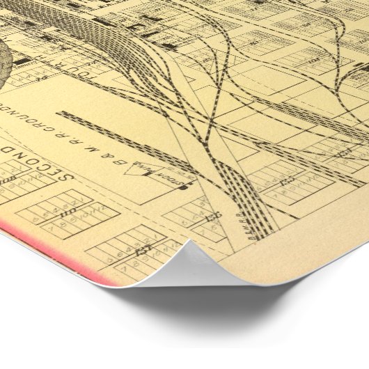 Poster Lincoln Nord, Nebraska (Coin)