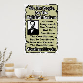 Poster Lincoln : Nous Le Peuple ! (Cuisine)