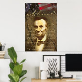 Poster Lincoln par Gregory Gallo (Bureau à domicile)