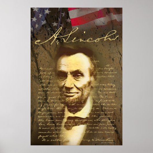 Poster Lincoln par Gregory Gallo (Devant)